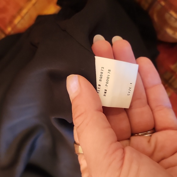 NWT BLAQUE LABEL long sleeve black dress L - Picture 6 of 6